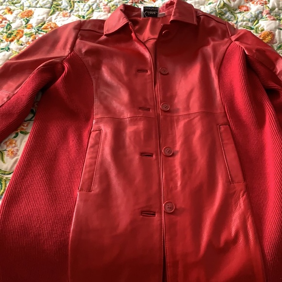 Louis Dell’Olio Linea Lambskin Red Jacket - Picture 9 of 13